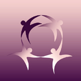 dancing silhouettes of people